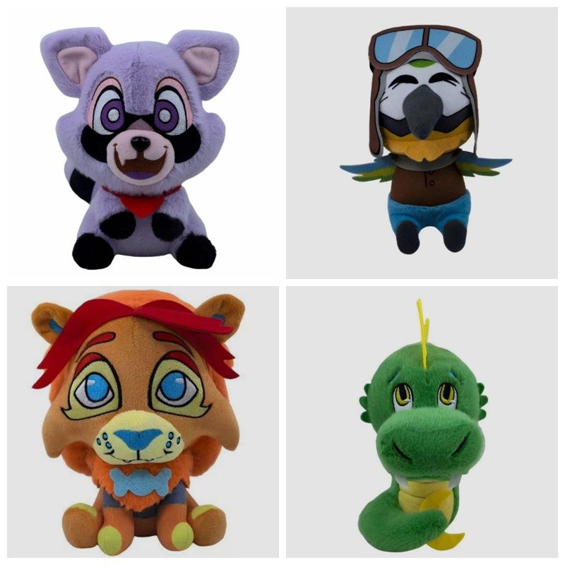 Новая плюшевая игрушка Indigo Park игровая периферийная кукла маленький енот лев дракон кукла