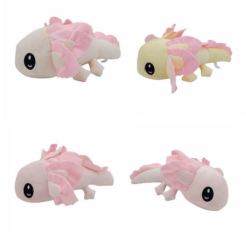 Новая Милая Мультяшная Игровая Периферийная Кукла Саламандра Аксолотль Мягкая Игрушка розовый